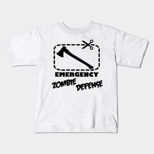 Emergency Zombie Defense Kids T-Shirt